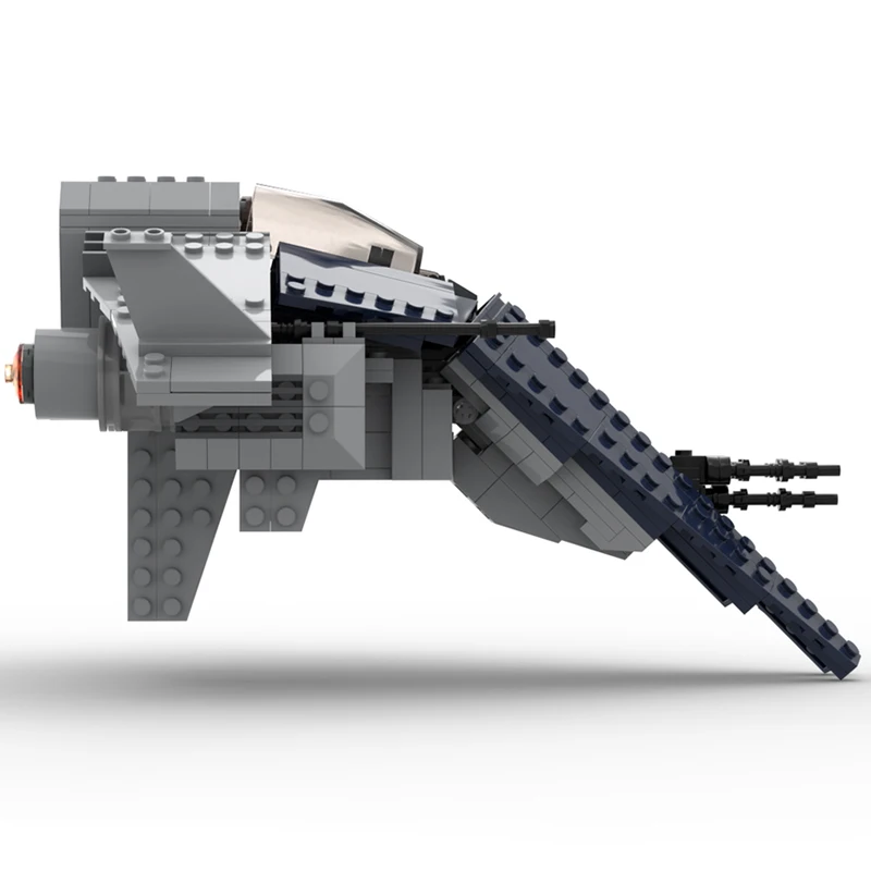 488 個 MOC グラディエーター級アサルトファイターブルーバージョンスターバッタースターファイター DIY モデルビルディングブロック誕生日おもちゃギフト