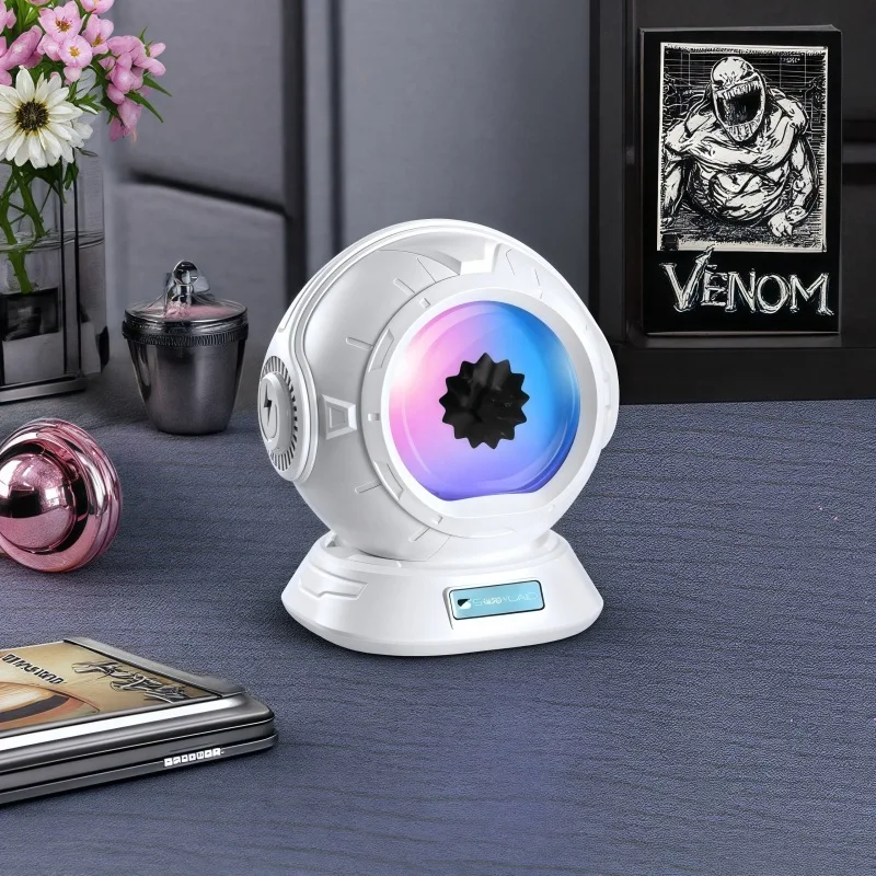 Magnetic Fluid Venom Ferrofluid Speaker Dancing Bluetooth 5.1 Wireless Speaker Color Adjustable Light Desktop Subwoofer