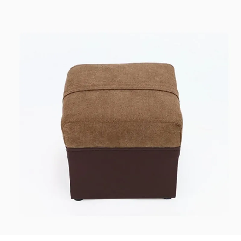 LMM solid wood technician stool bedside soft bag can be washed in beauty salon foot massage sofa small stool
