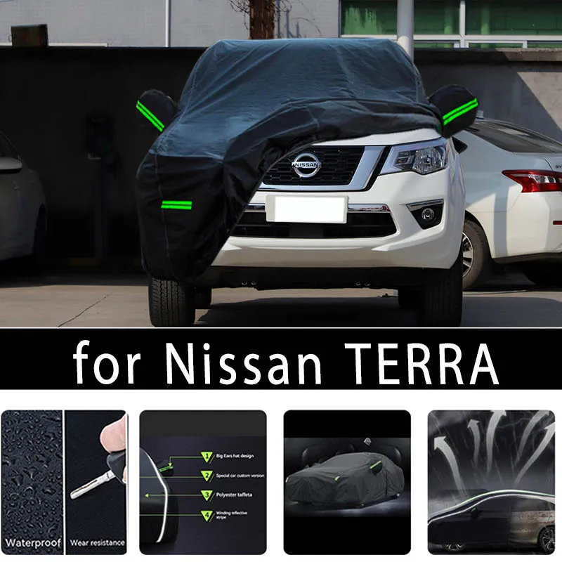 For Nissan TERRA Outdoor Protection Full Car Covers Snow Cover Sunshade Waterproof Dustproof Exterior Car accessories