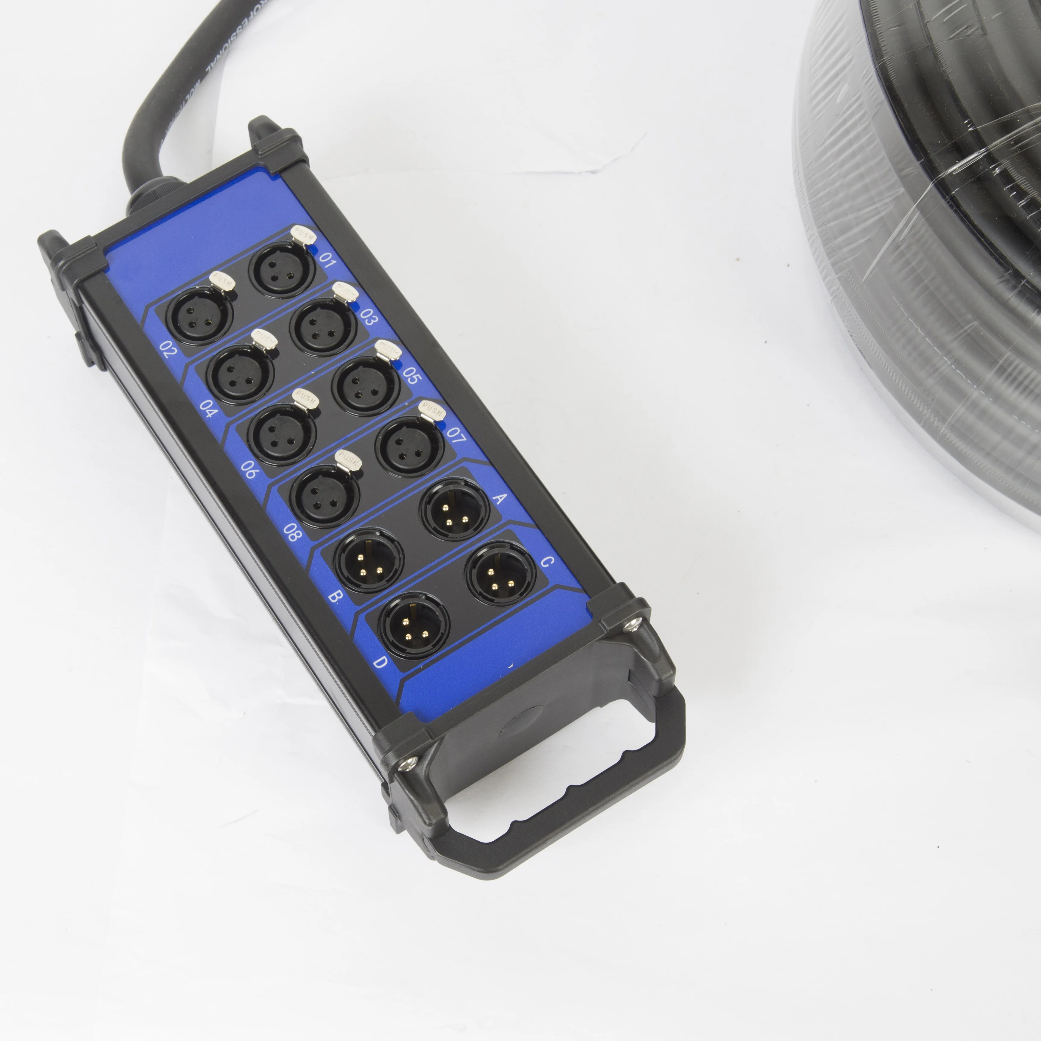 SNB03 Yinyu 8/12/16/20/24 Channel XLR Snake Cable Professional Audio Multicore (15M/20M/50M) for Live Sound & Studio