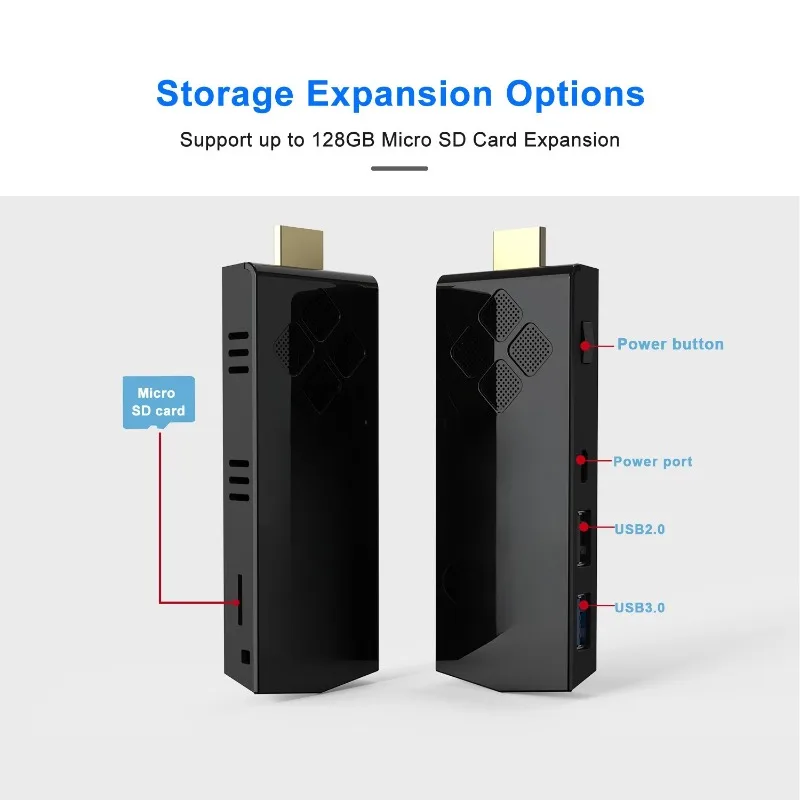 رباعي النواة المضيف نظام win10 مكتب الكمبيوتر عصا مضيف صغير صغير