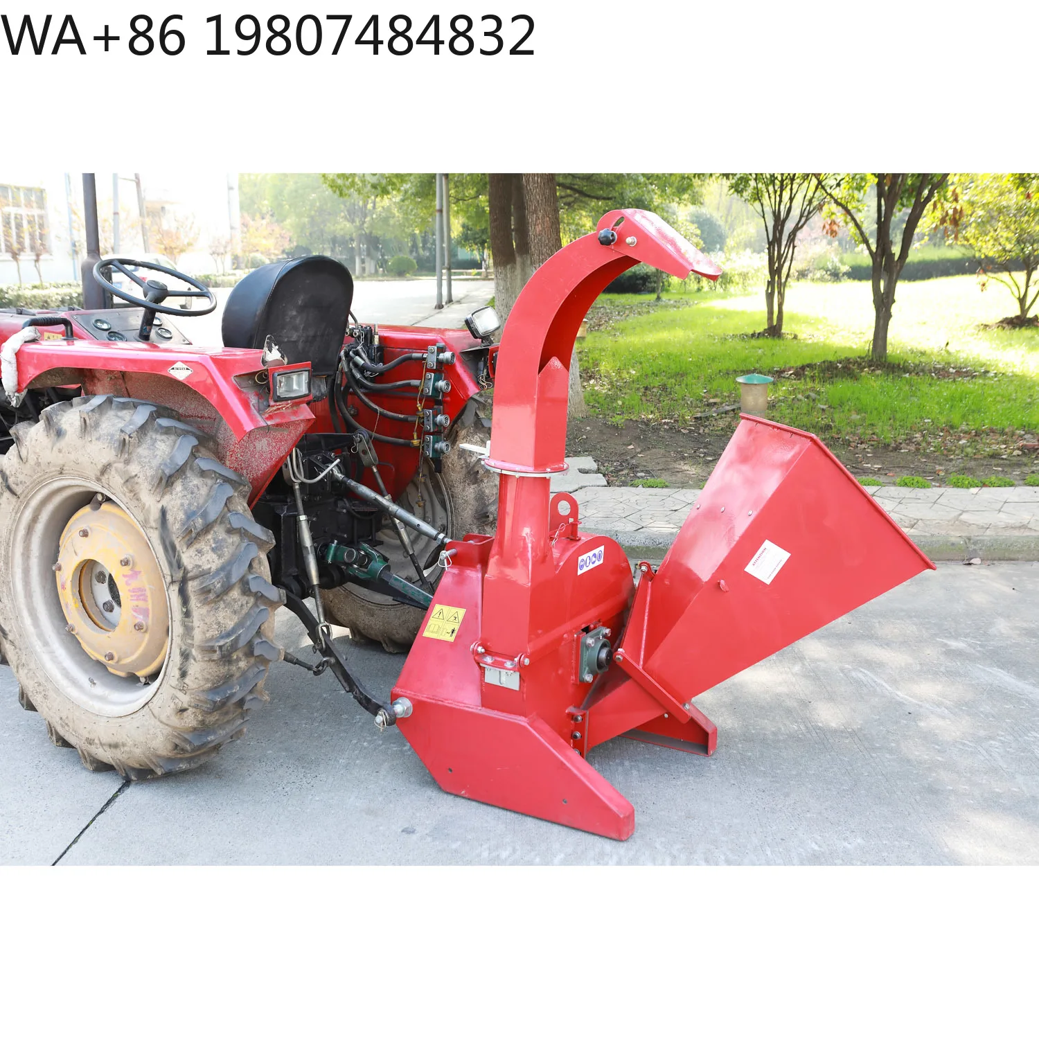 Farm Tractor PTO Driven Small Wood Chipper Shredder Wholesale Multifunctional Branch Crushing Forestry Equipment