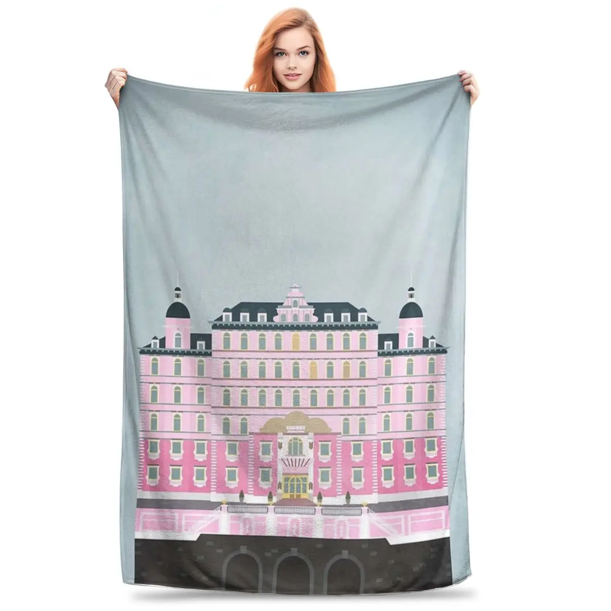 Grand Budapest Hotel Blankets Fleece Lightweight Sofa Throw Blankets For Home Bedroom Outdoor Throws Bedspread Quilt