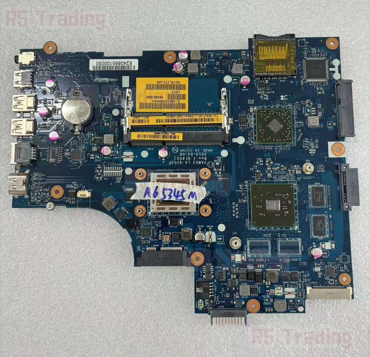 

LA-9103P For Dell Inspiron M531R 5535 Series Laptop Motherboard NWTXP 0NWTXP CN-0NWTXP W/ A6-5345M Fully Test OK