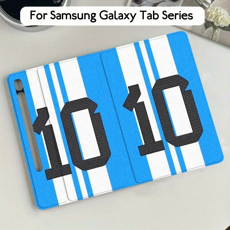 

Basketball Football Nunerall For Samsung Galaxy Tab S9 S10 S6 S7 S8 FE Plus Lite Inch Foldable Cover Tablet Case