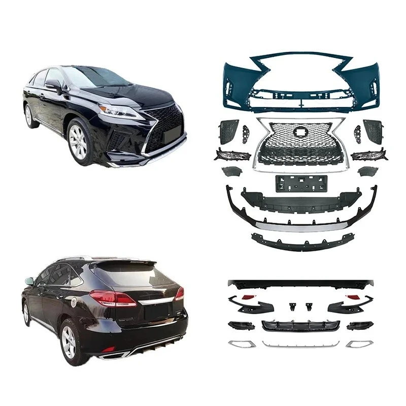 

Wholesale Full Car Bumpers for 2009-2015 RX Upgrade to 2019 RX Sport Style Body Kits - Front & Rear Bumper Conversion Set