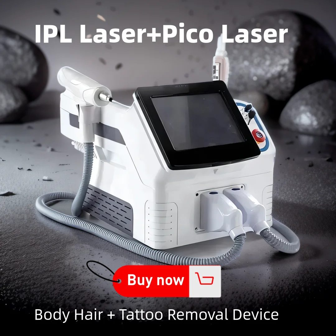 IPL OPT Nd Yag 1064nm Professional 3000w Laser Hair Removal Tattoo Cleaning Machine Vascular Therapy Skin Rejuvenation 2024