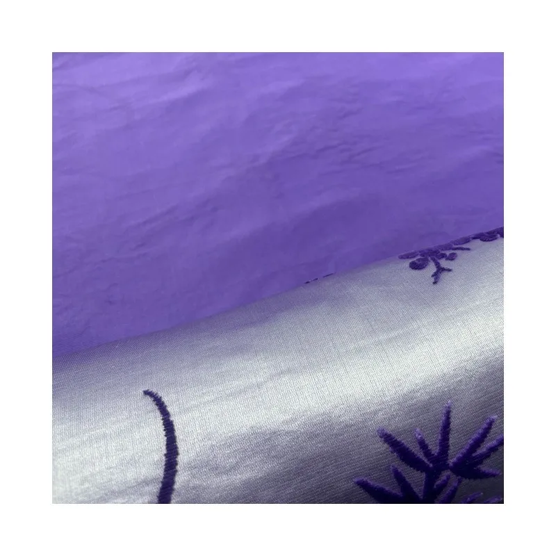 Zhangzhou velvet fabric all-silk embossed satin dress and cheongsam