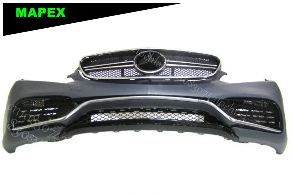 For 14-16 Mercedes Benz E Class W212 E63 AMG Style Front Bumper without PDC