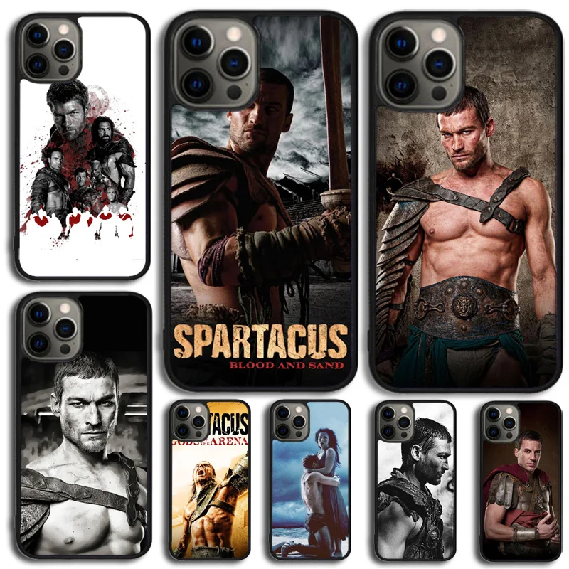 Spartacus Blut und Sand Fall für iPhone 11 12 13 14 15 Pro Max Abdeckung für iPhone 13 12 Mini xr x xs max 7 8 plus se