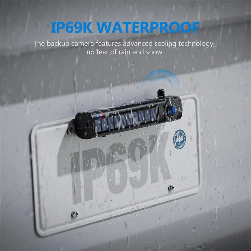 B03B-Solar Wireless Backup Camera 1080P 5