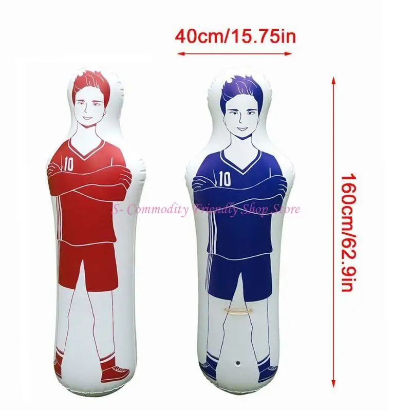 85ae inflável treinamento futebol goleiro ar recheado tumbler brinquedo futebol esportes treinamento adereços manequim menino