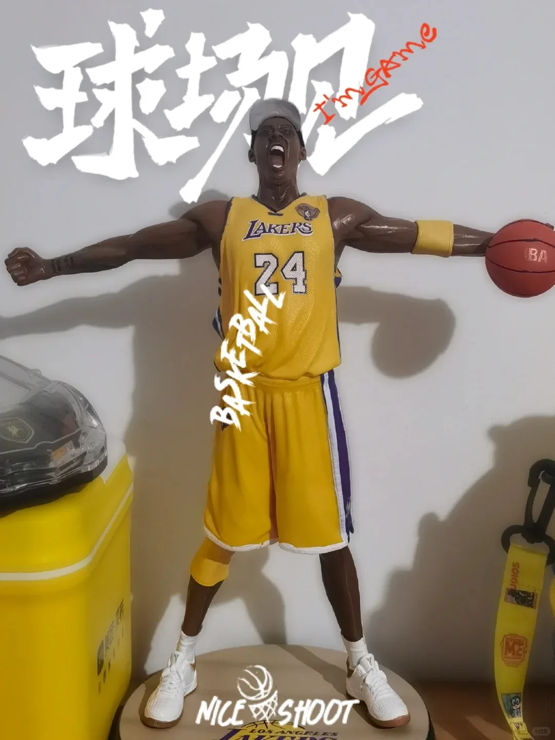 Hot NBA Basketball Star Kobe Bryant Figure Model Black Mamba Roars Kobe Model Movable Doll Decoration For Children Surprise Gif