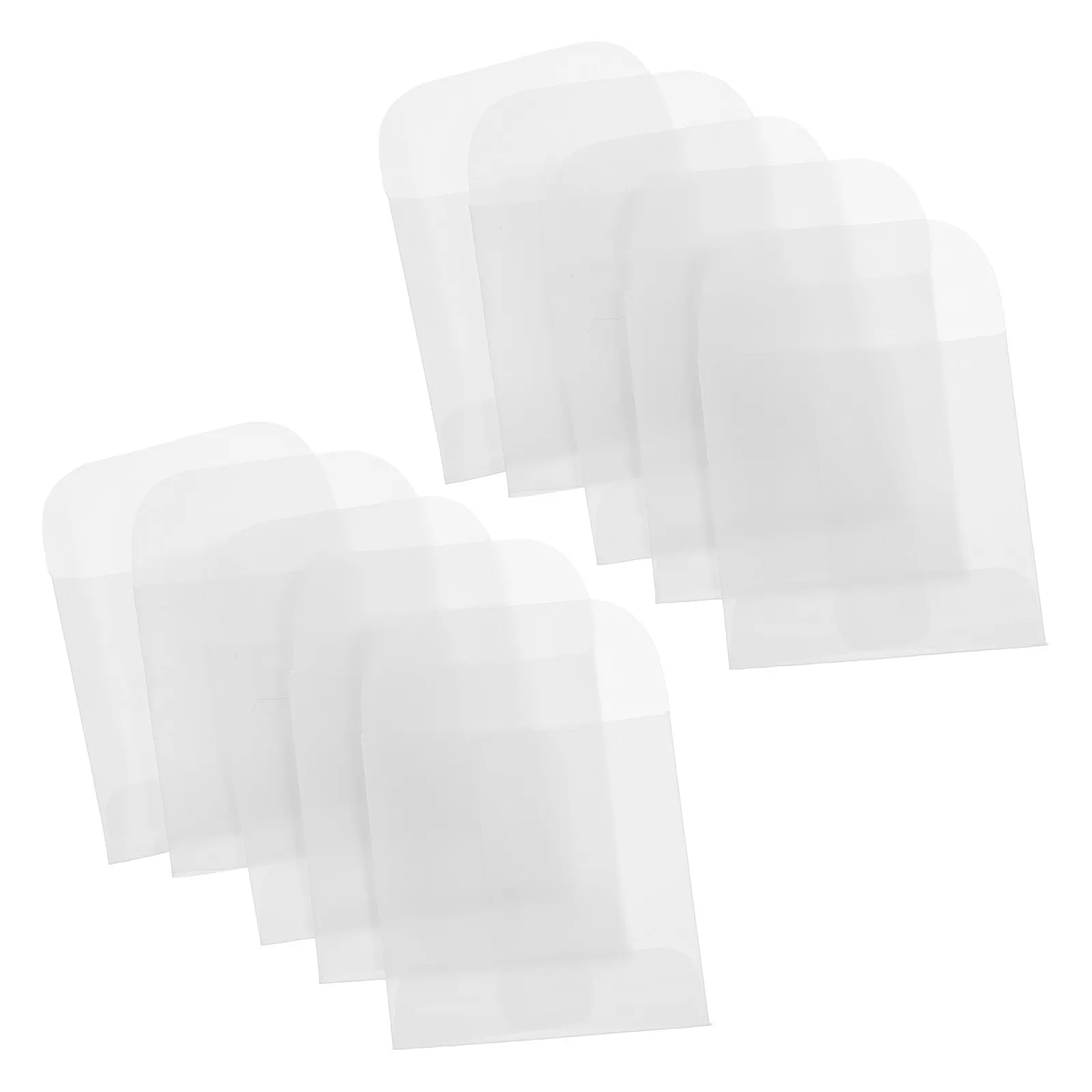 

50Pcs Mini Coin Envelopes Photo Packaging Pouches Small Parts Rings Jewelry Gift Bags Storage Organizers Hangtag