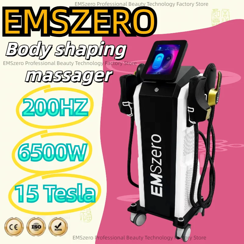 

EMSZERO 15Tesla 6500w NEO Body Slimming Nova Fat Burning Muscle EMS Sculpting Electromagnetic Stimulate Sculpt Therapy Machine