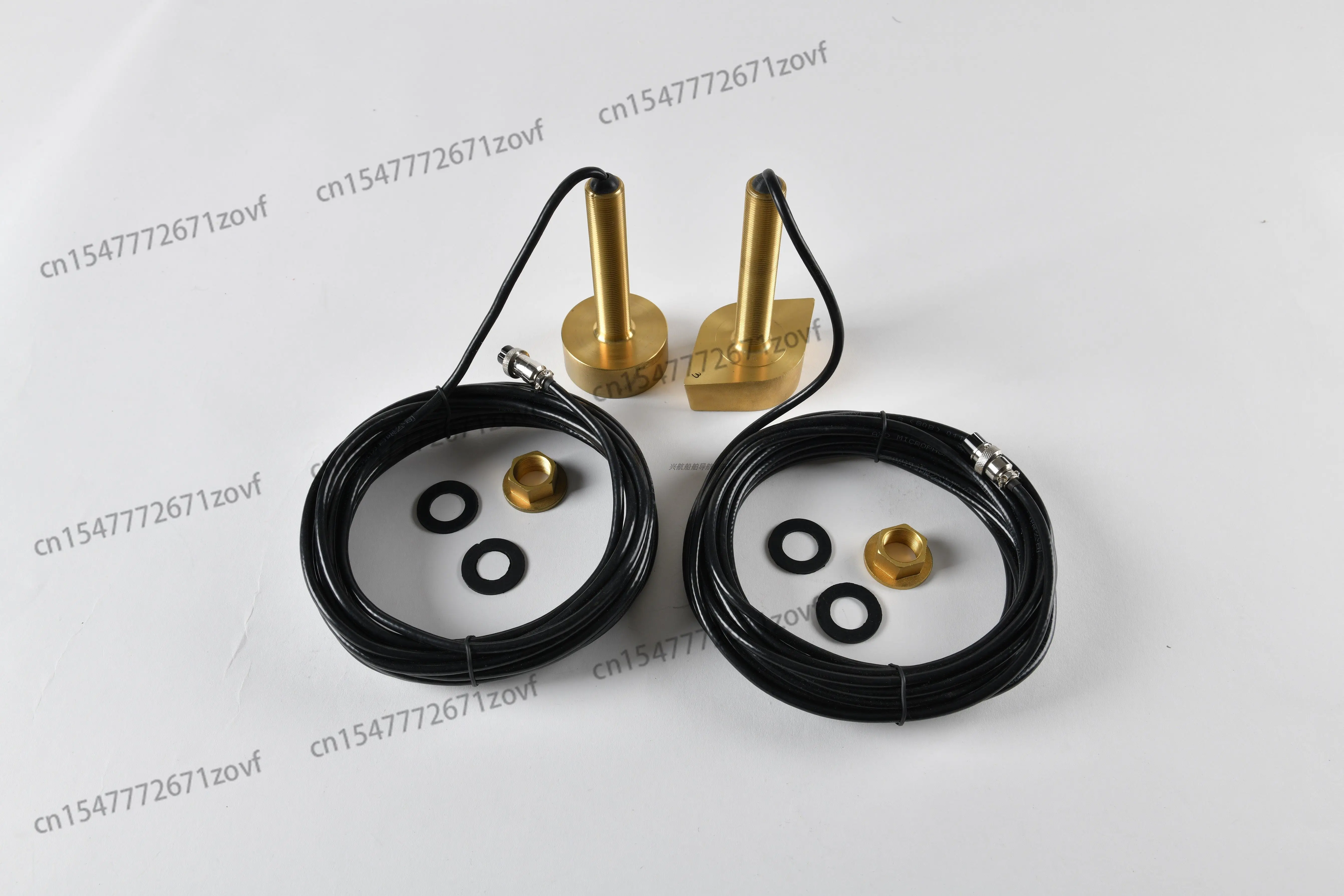 Marine hydrometer probe Color bathymeter probe Fish probe probe, transducer, round boat
