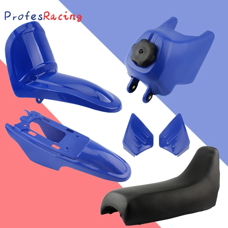 For Yamaha PW50 Motorcycle Fairing Front Fender Seat Fuel Tank Plastic Kit Accessories Motocross Pit Dirt Mini Bike