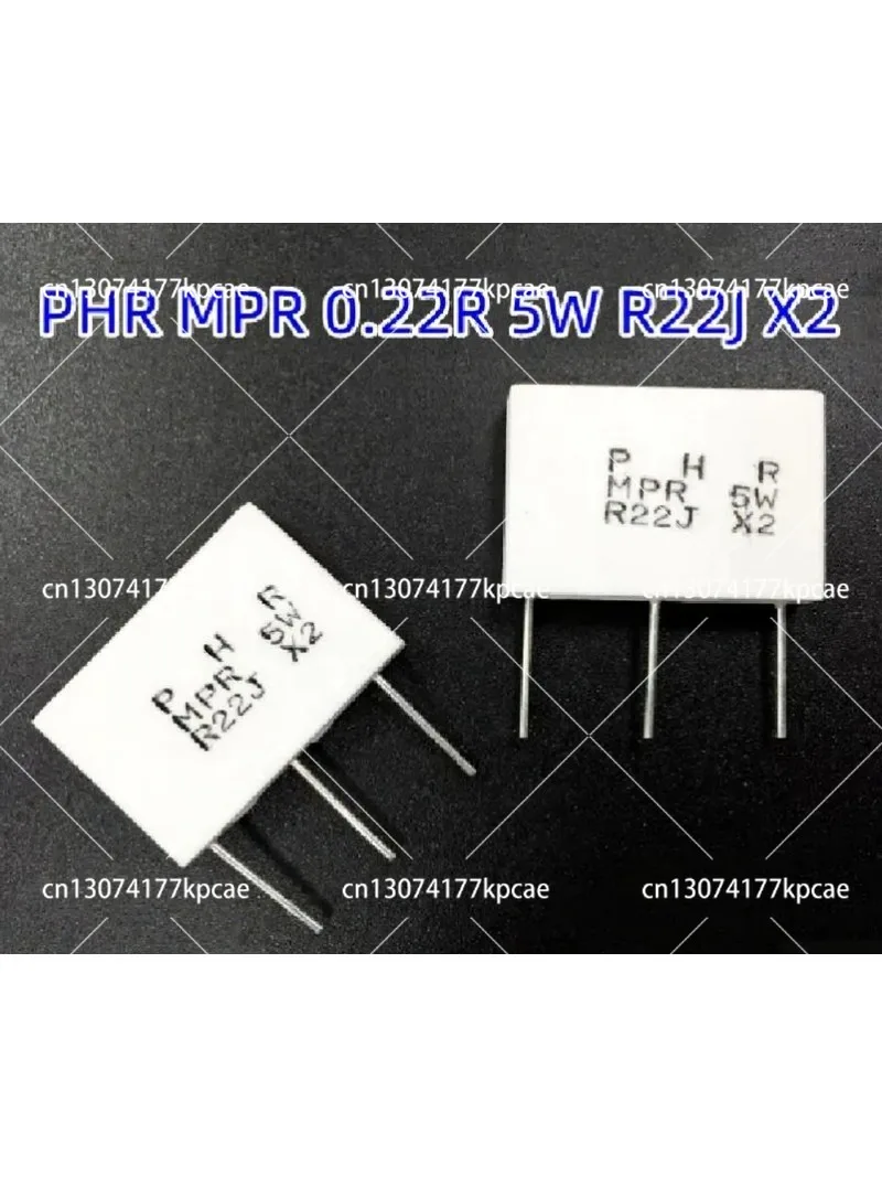 5pcs~10pcs/lot phr mpr 5w r22j x2 0.22r 0.22 ohm j r22 cement resistor in stock