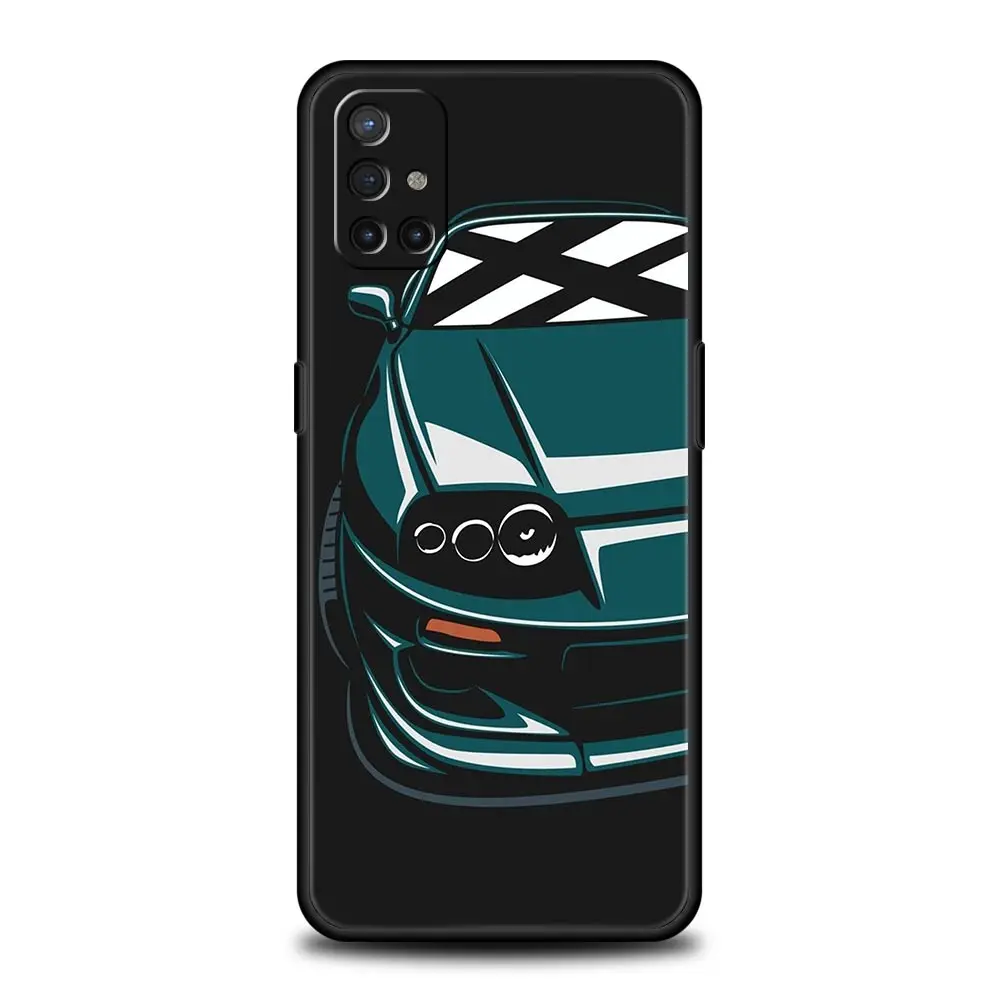 JDM نوع R سيفيك الرياضة حافظة هاتف السيارة ل OnePlus 12 11 10 9 8 7 7T Pro 12R 10R 9RT 9R 8T Nord N100 N200 N10 2T CE 2 5G غطاء #2