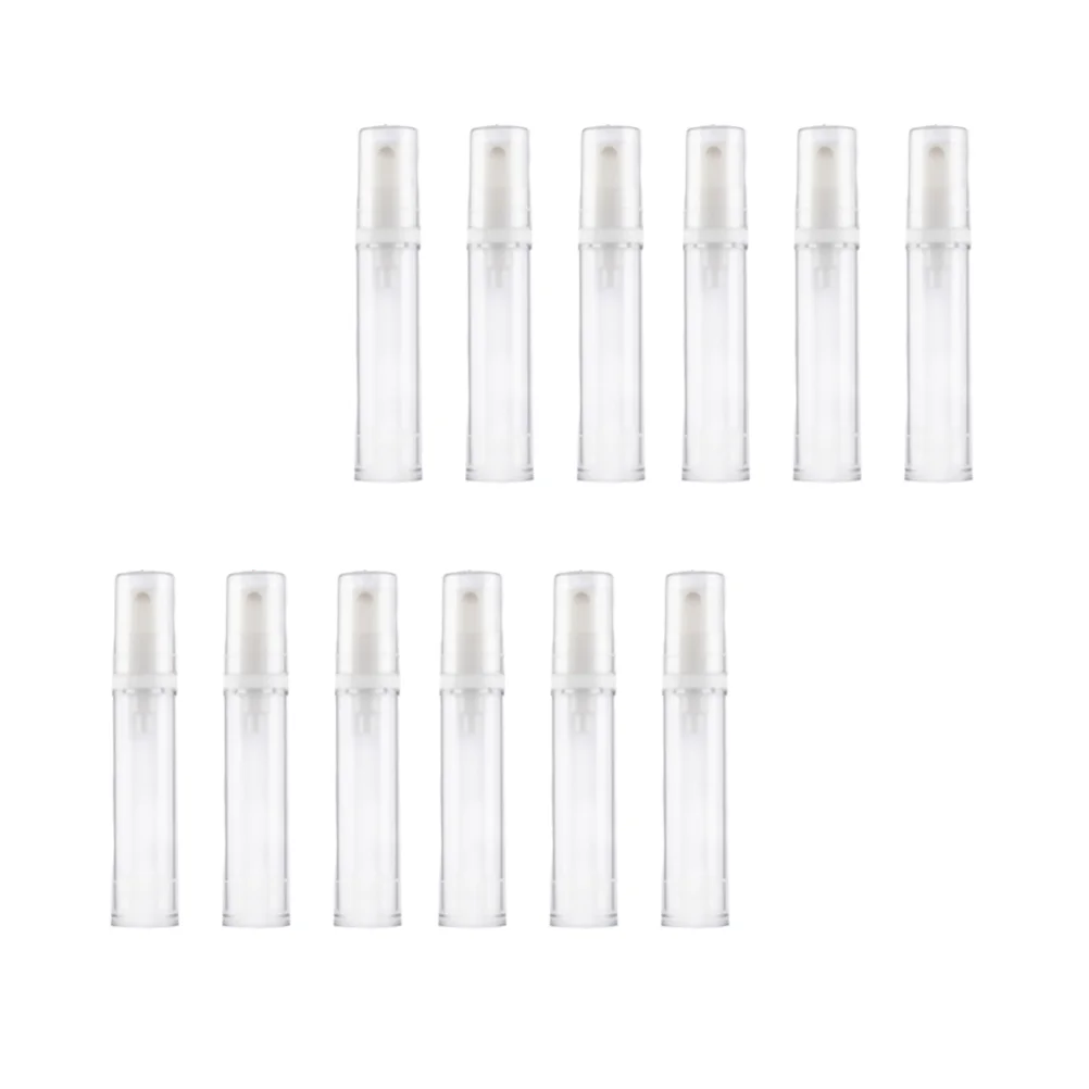 

12 Pcs Empty Spray Bottle Fine Mist Press Pump Bottles Sunscreen Sprayer Subpackaging Refillable Mini Push Type