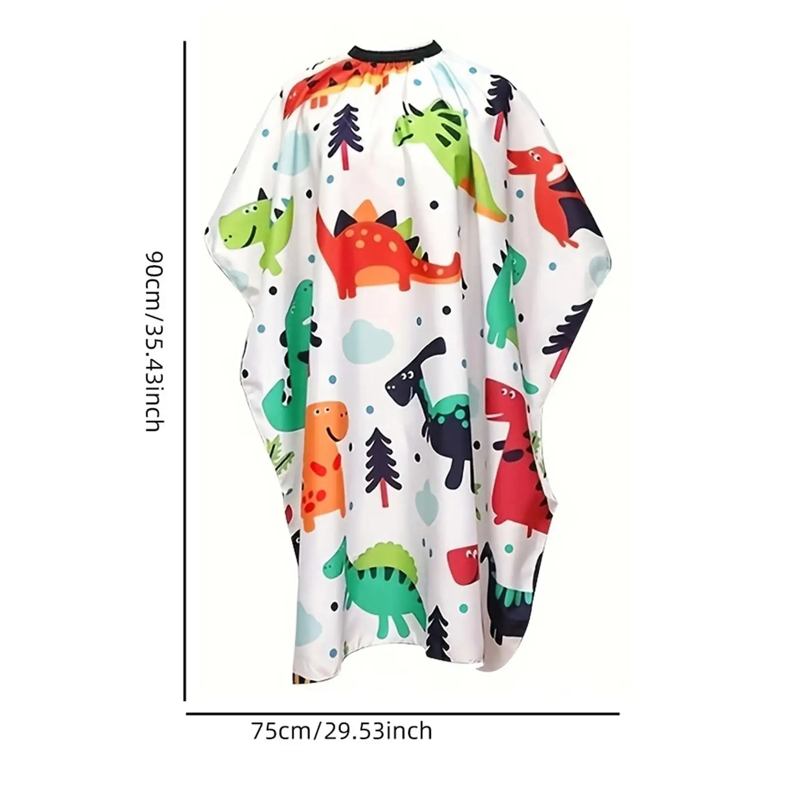 Profissional Dinossauro Padrão Barber Cape, Crianças cabeleireiro Suprimentos, Reutilizável Criança Cabelo Corte Cabo para Shampooing Hair Dye