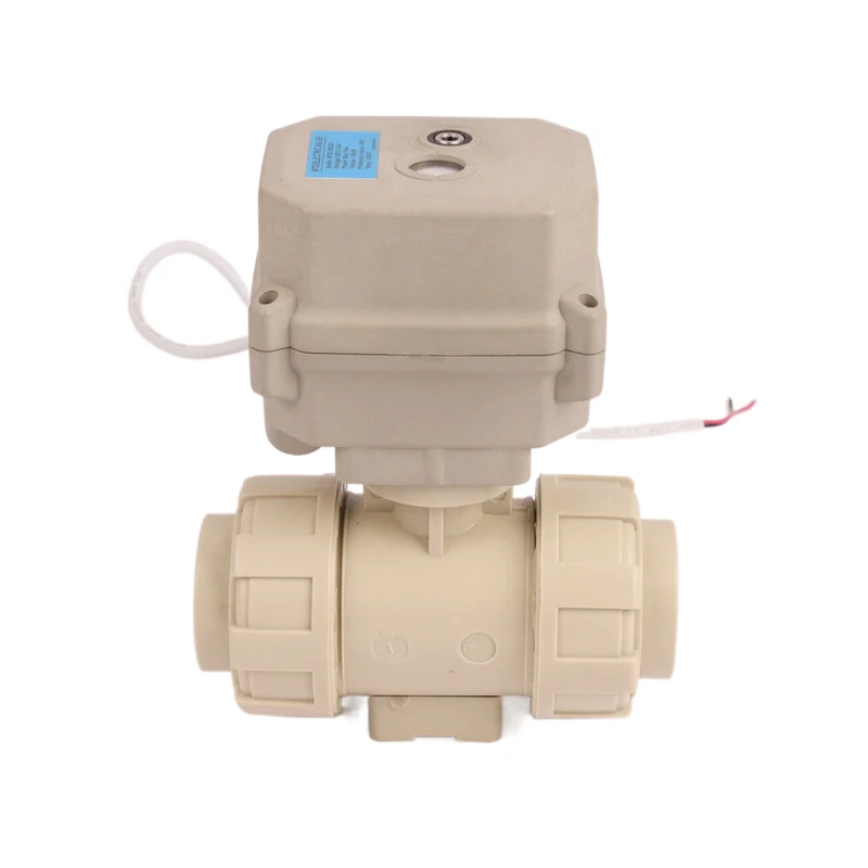 Minimotor inteligente PPH, actuador eléctrico, Control de agua, válvula de bola rotativa automática, 12V, 24V, CC, 2 vías