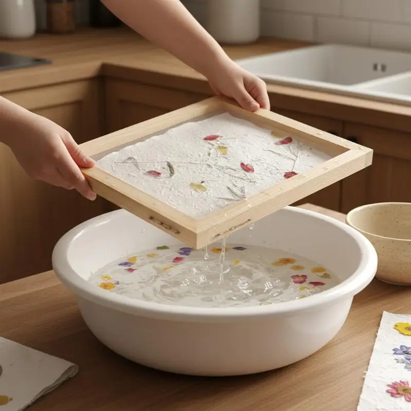 Paper Making Frame Screen DIY Wood Paper Making Papermaking Mould Crafts Handcraft Paper Recycling Tool Wooden Multi-size