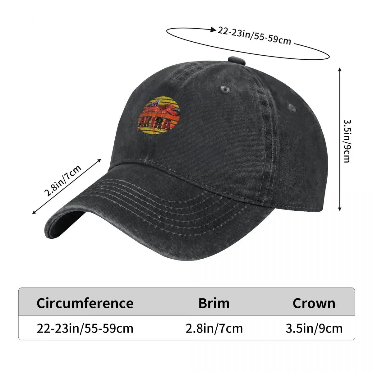 retro akira Baseball Cap Luxury Hat hiking hat hard hat Icon Caps For Women Men's