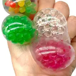 Funy 3.5Cmtpr Squeezing Toy Ball Grape Ball Alleviate Anxiety Vent Water Bead Ball Soft Glue Stress Reliever Toys