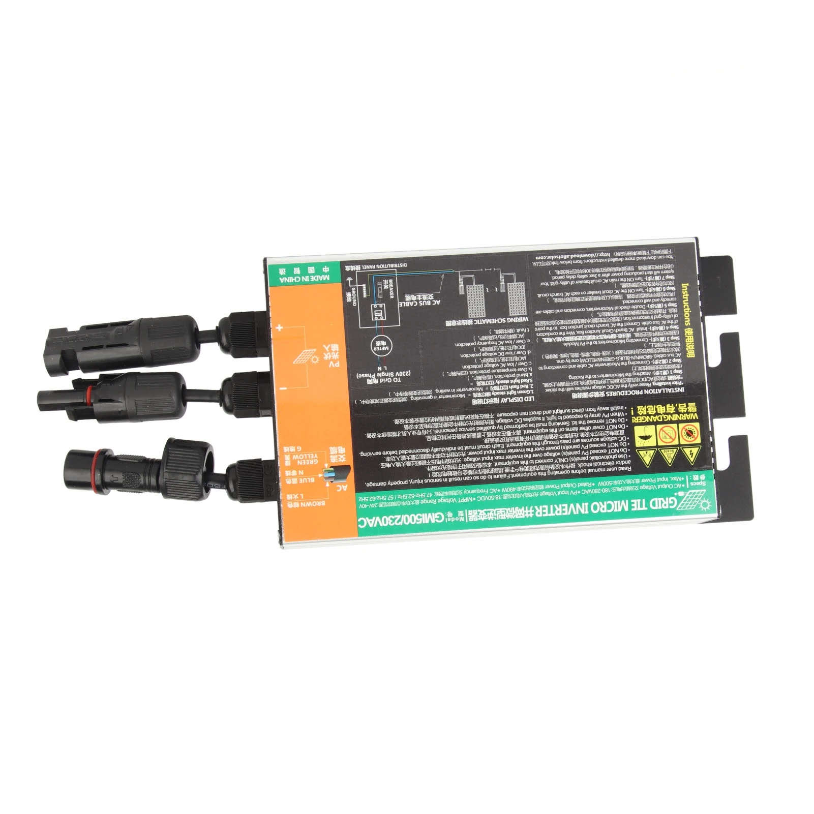 GMI Solar Micro Inverter 500W Voltage Protection Current Protection Temperature Protection Islanding Protection Sine Wave Micro