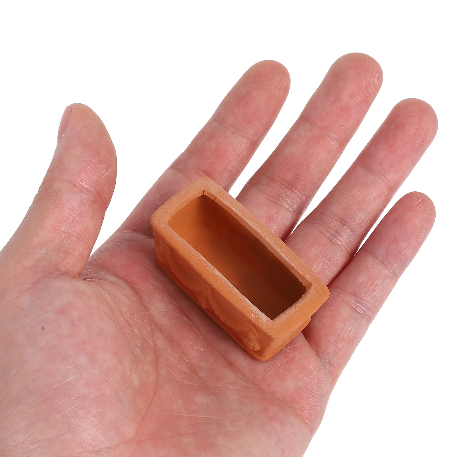 3 قطع من أصيص الزهور المصغر، أواني الطين، زارع الديكور، الفخار الزخرفي، الطين