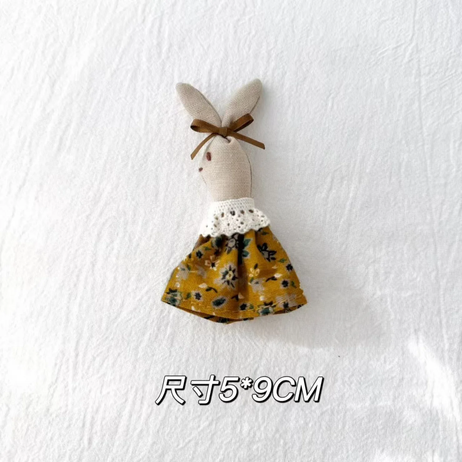 Embroidered Fabric Brooch Mori Girl Goose Cat Rabbit Pin Cute Bag Clothes Decoration Premium Soft Cotton Adorable Unique Gift