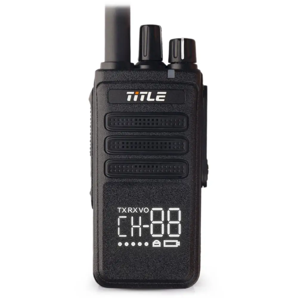 High Power Hand Station Hand-Held Self Driving Walkie Talkie Long Range Portable 400-470MHz Two Way Radio Walkie Talkie