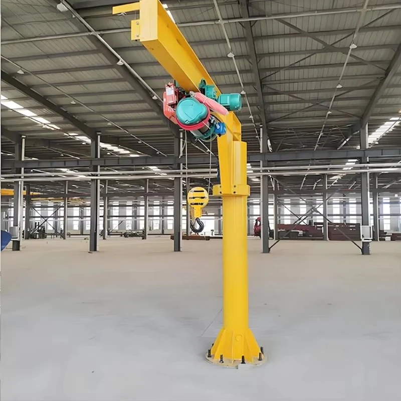 Free Standing Column 360° Rotation Slewing Arm Jib Crane 1Ton 2Ton 3Ton Portable Industrial Workshop Lifting Equipment