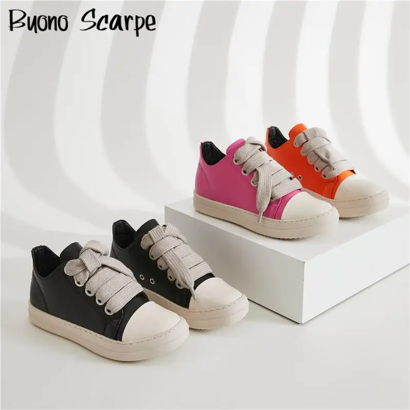 Punk Women Men Sneakers Casual Lace Up Chunky Heel Platform Increaing Trainers Flat Sport Shoes All Match Designer Women Sneaker