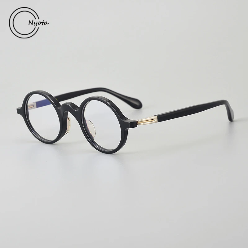 New Acetate Round Fashion Simple Personality KS-203 Glasses Frame Men Optical Eyewear Myopia Reading Women trend Eyewear