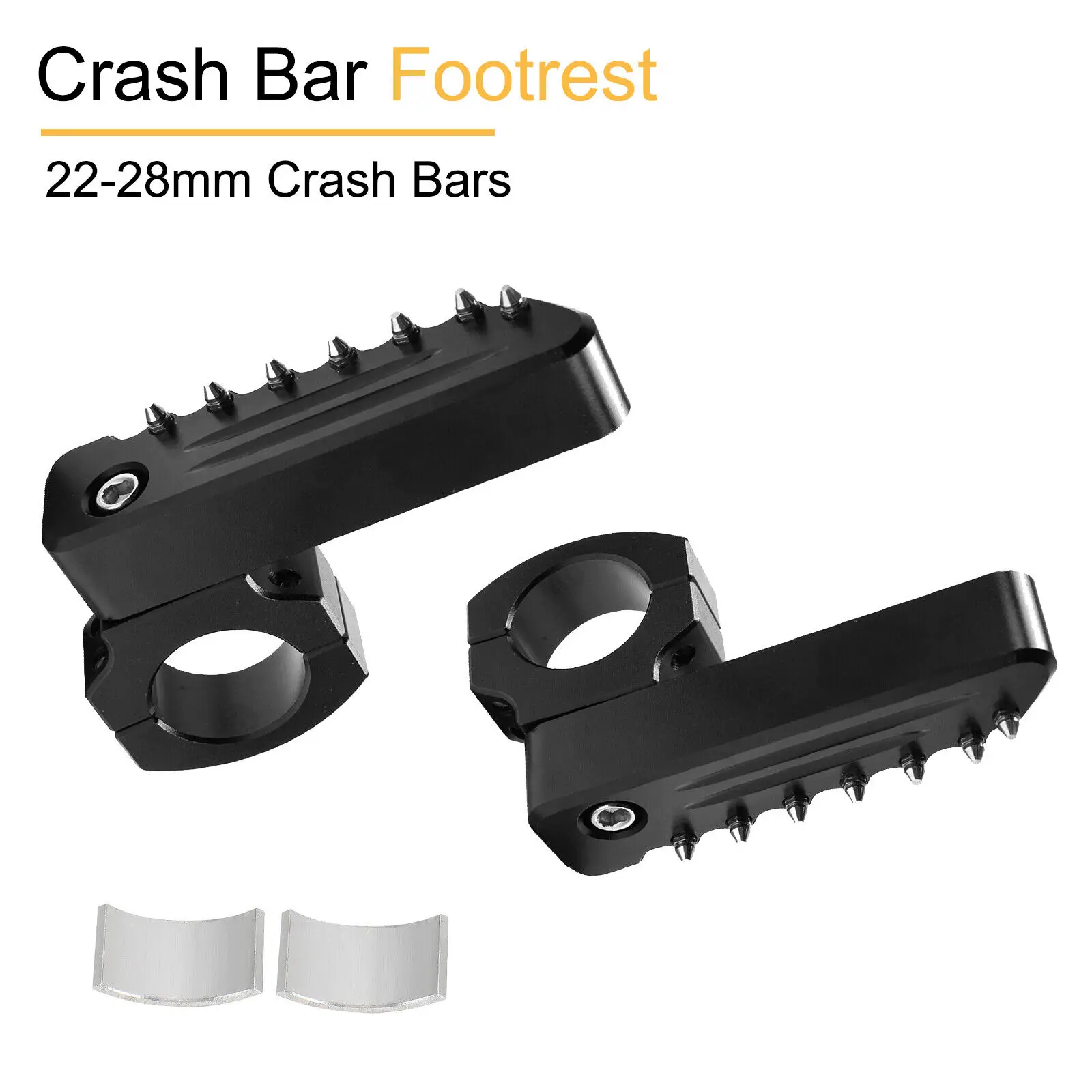 

Highway Pegs 22-28mm Crash Bar Anti-Slip Rotatable Footpegs For Harley Pan America 1250 BMW R1200GS R1250GS Crash Bar Mount