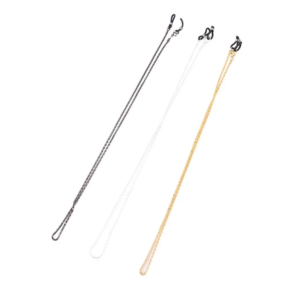 ギフトメタルブラックシルバーゴールド眼鏡メガネチェーンコード眼鏡ホルダー老眼鏡ストラップサングラスストラップ