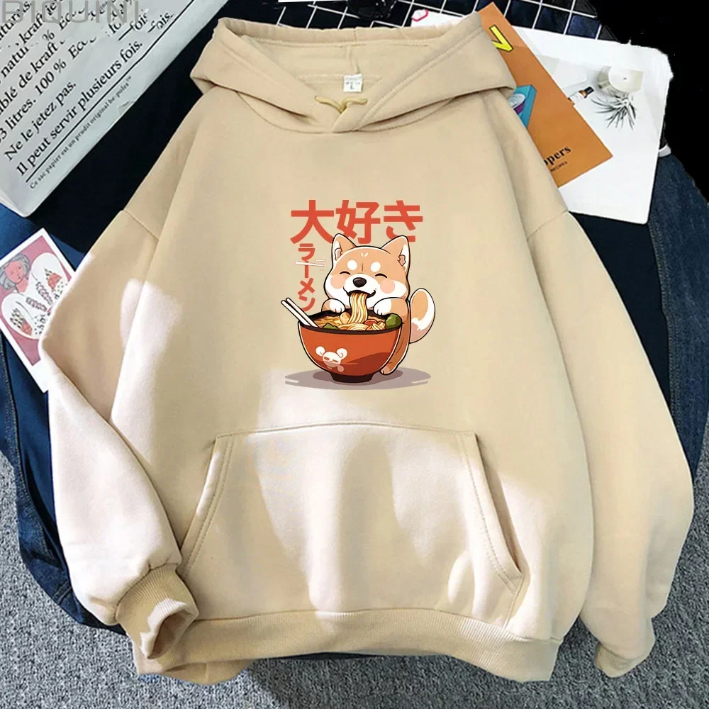 

Ramen Graphic Hoodies for Female Male Fleece Sweatshirts Cute Animals Printing Clothing Women/Men Casual Sudaderas Long Sleeve