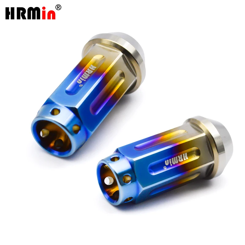 Closed End Groove 17mm Hex Cone Seat Gr.5 Titanium Lug Nut M12x1.25mm for Toyota 86 Nissan Subaru Suzuki