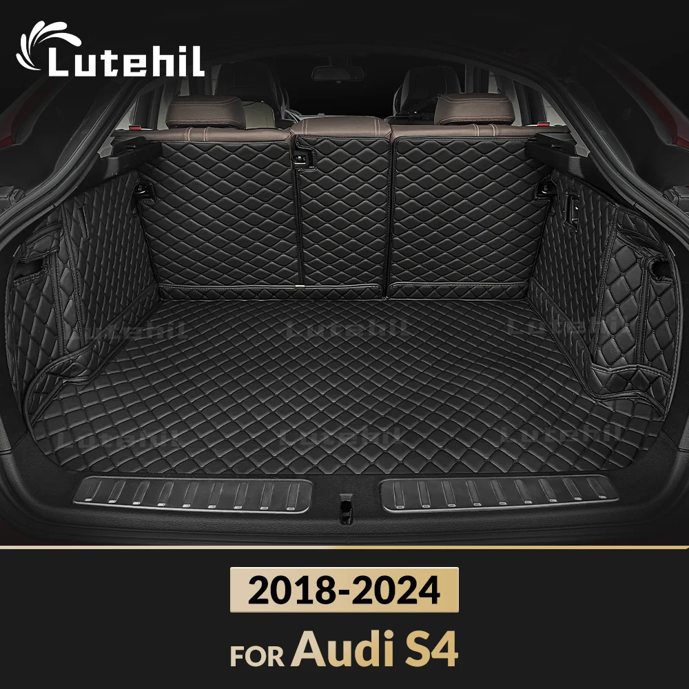 

Для Audi S4 2018-2024 2023 2022 2021 20 19 Автоматический коврик для багажника с полным покрытием, коврик для багажника автомобиля, подкладка для багажника, аксессуары для интерьера