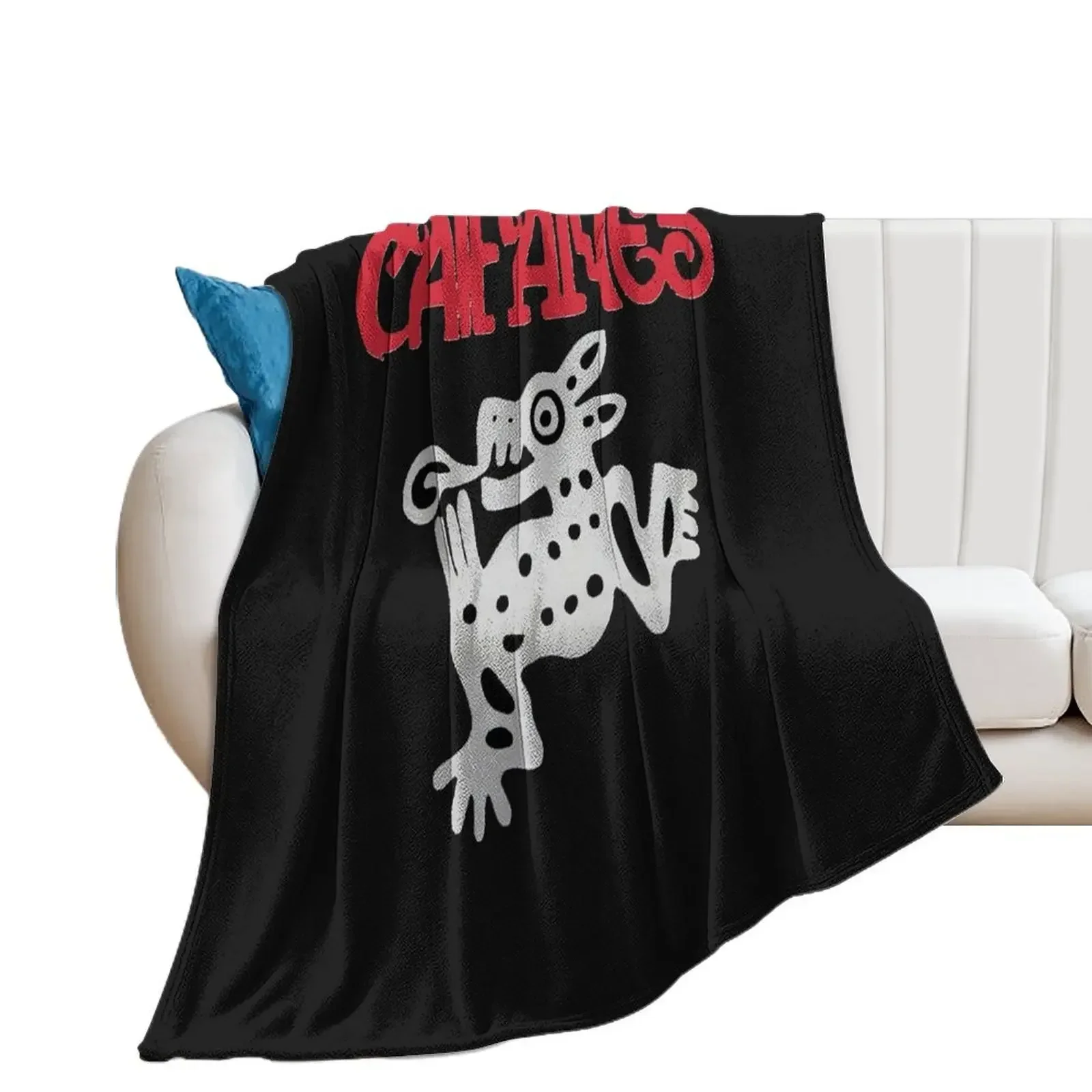 Caifanes Music Band Logo Classic T-Shirt Throw Blanket Vintage Furry Giant Sofa Comforter Blankets