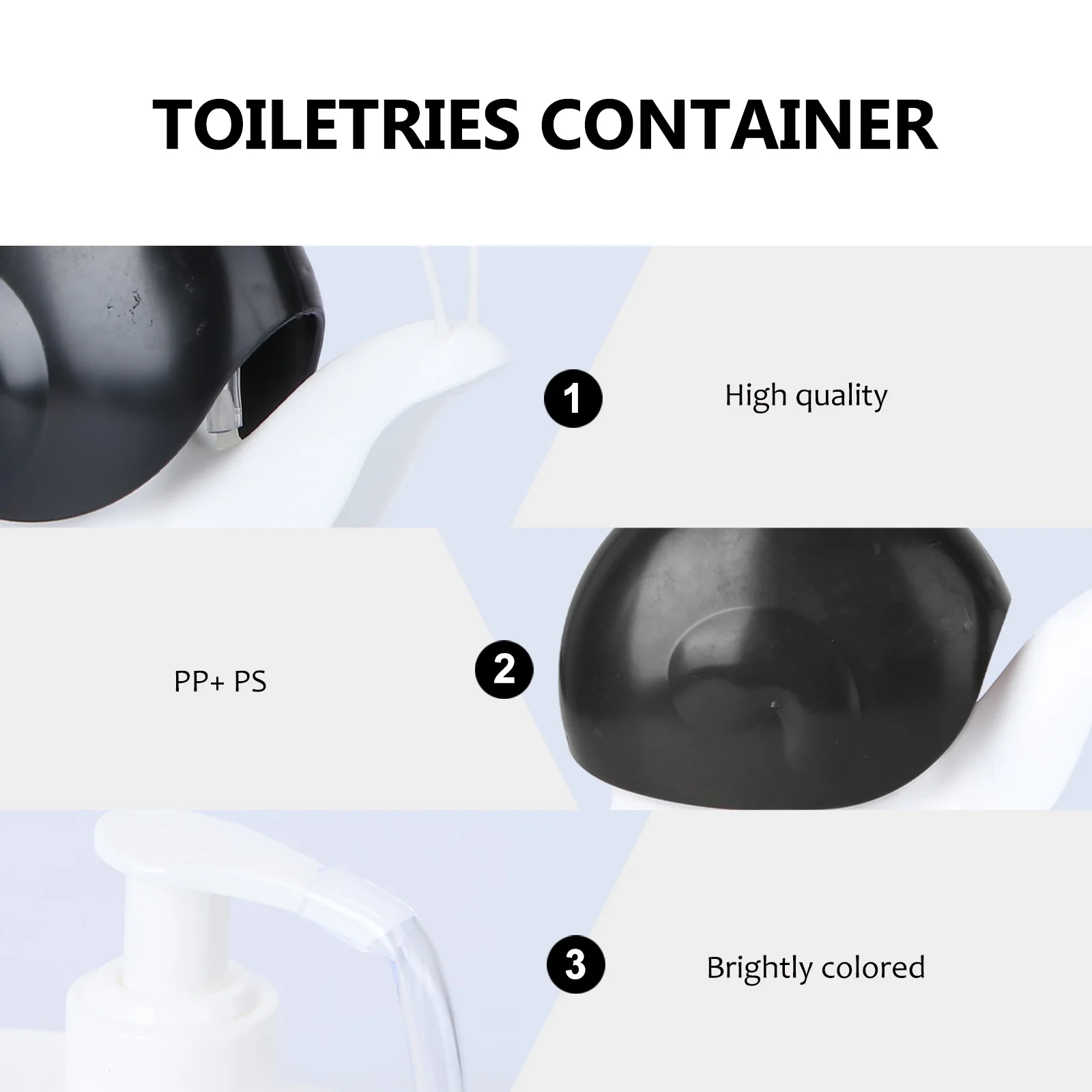 

2Pcs Lotion Bottle Snail Shaped Refillable Reusable Empty Shampoo Bottles Large Opening Portable Storage For Home Travel