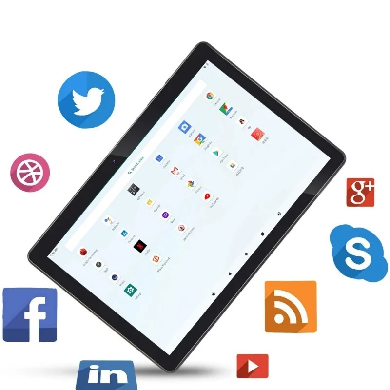 Grandi vendite Tablet PC Android 11.0 da 10.1 pollici Allwinner A133 Quad Core Doppia fotocamera 2 GB RAM 32 GB ROM 1280 * 800 IPS 5000 mAh
