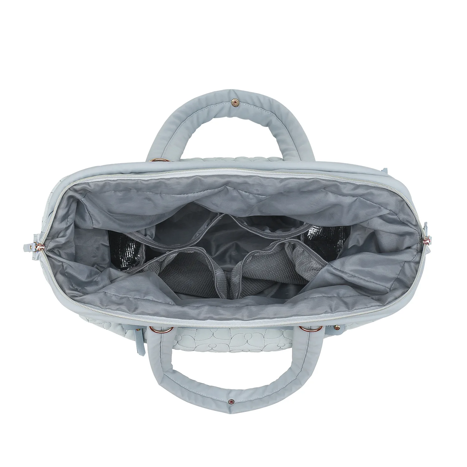 Bolsas para cambiar pañales, bolso duradero de gran capacidad para madre, bolso para cochecito, bolso de viaje multifuncional para mamá con hombro ajustable