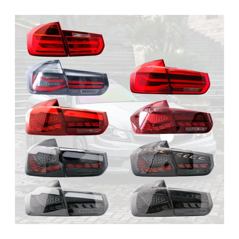 Rauchschwarzes Rücklicht, LED-Auto-Rückleuchte für BMW 3er F30 F35 2013–2018