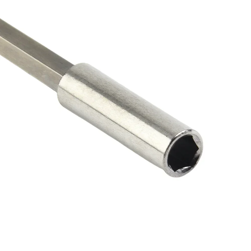 1 PC Magnetic Bit Holder 60/75/100/150 มม.เหล็กคาร์บอนหกเหลี่ยมจับบาร์ขยาย 1 /4 "Hex Shank Magnetic Bit Holder
