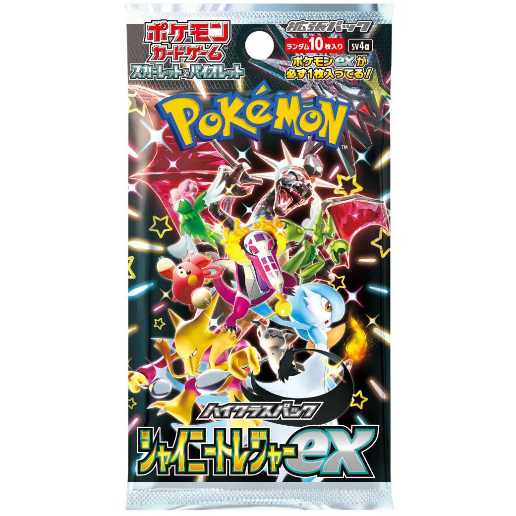 Pokémon Tcg Japanese Sv4a Shiny Treasure Ex Sealed Booster Box Rare Collectible Trading Cards In Stock