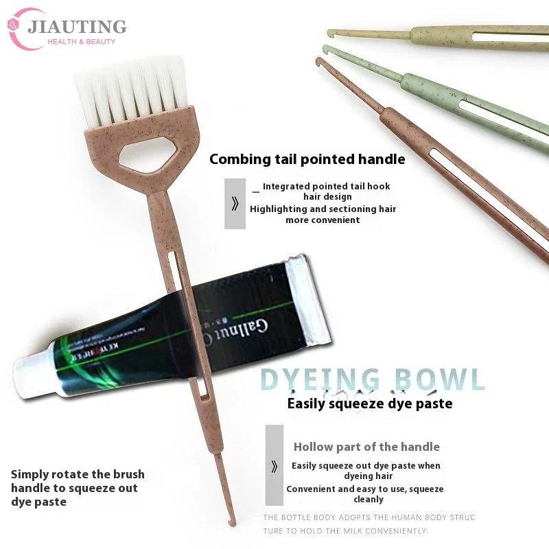 

1/3PCS Premium Salon Hair Dye Kit Hair Coloring Brush And Bowl Set DIY Hair Dyeing Bleach Barbershop Hair Color Applicator Tool